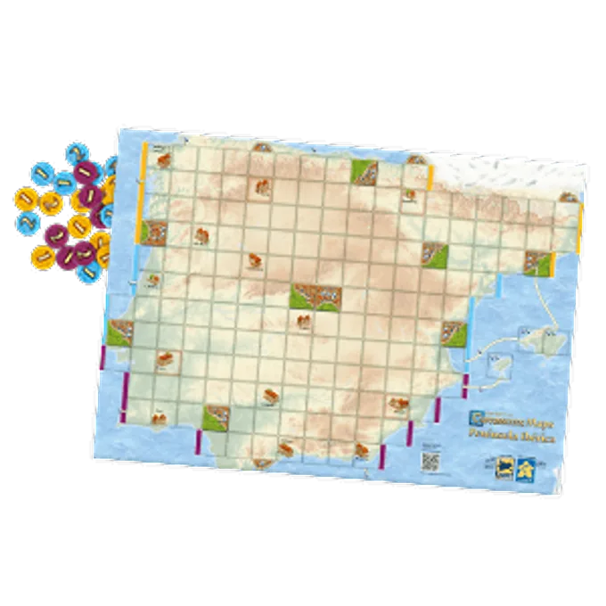 Carcassonne Iberisch Schiereiland Speelmat from 999 Games, NL edition – box