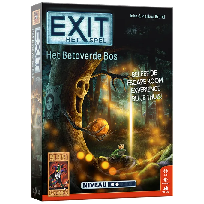 EXIT - Het Betoverde Bos - Breinbreker fra 999 Games, NL-udgave – æske
