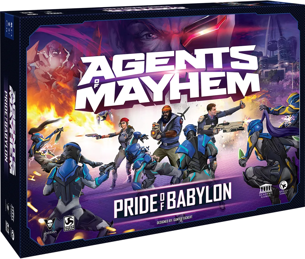 Agents of Mayhem: Pride of Babylon (ENG) van Academy Games – doos