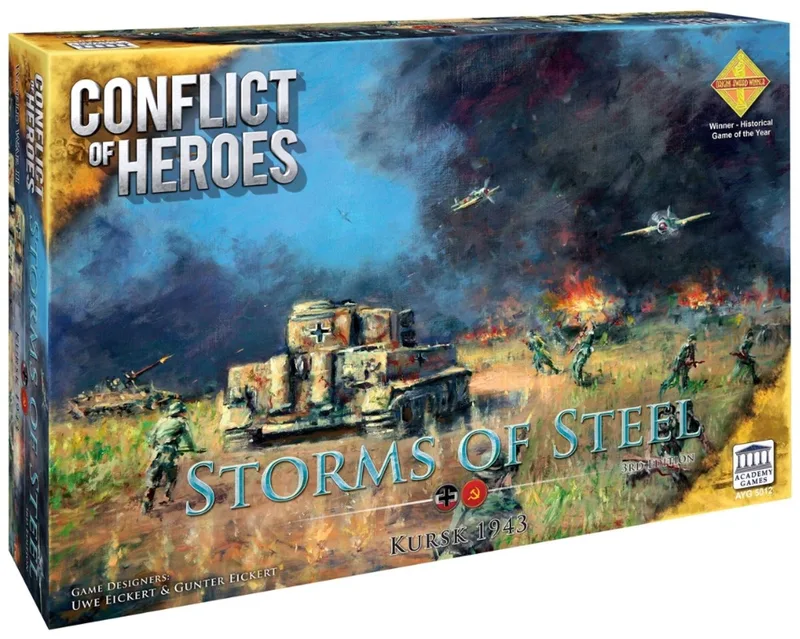Conflict of Heroes Storms of Steel - Tactisch oorlogsspel from Academy Games – box
