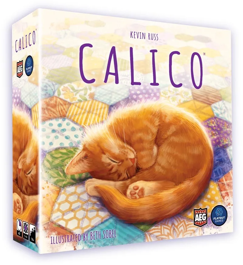 Calico - Bordspel - Engelstalige Versie - Katten & Patronen - Alderac Entertainment Group van Alderac Entertainment Group – doos