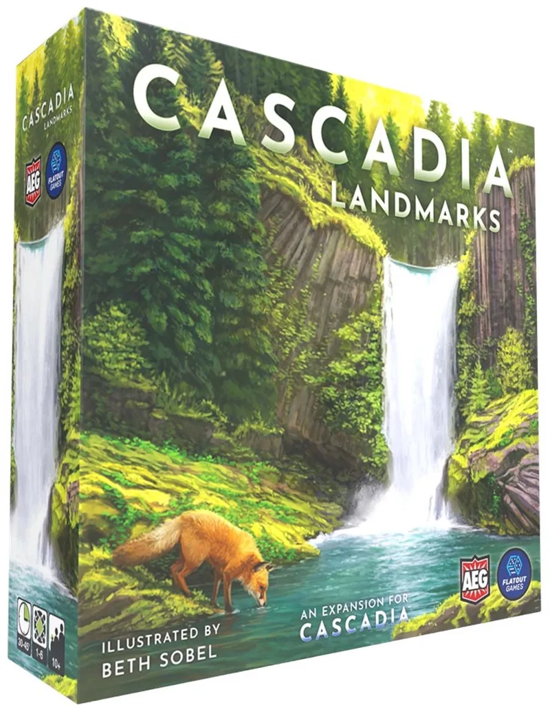 Cascadia Landmarks - Bordspel - Engelstalige versie - Alderac Entertainment Group from Alderac Entertainment Group – box