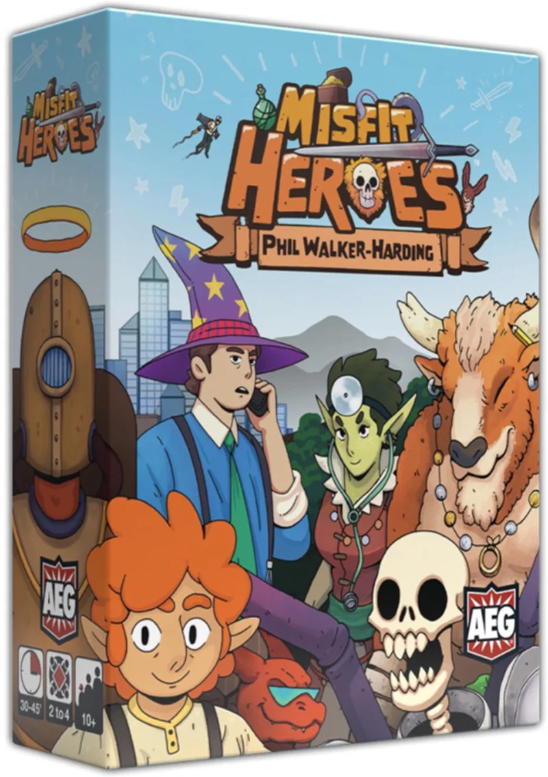 Misfit heroes - Kaartspel - Engels de Alderac Entertainment Group – boîte