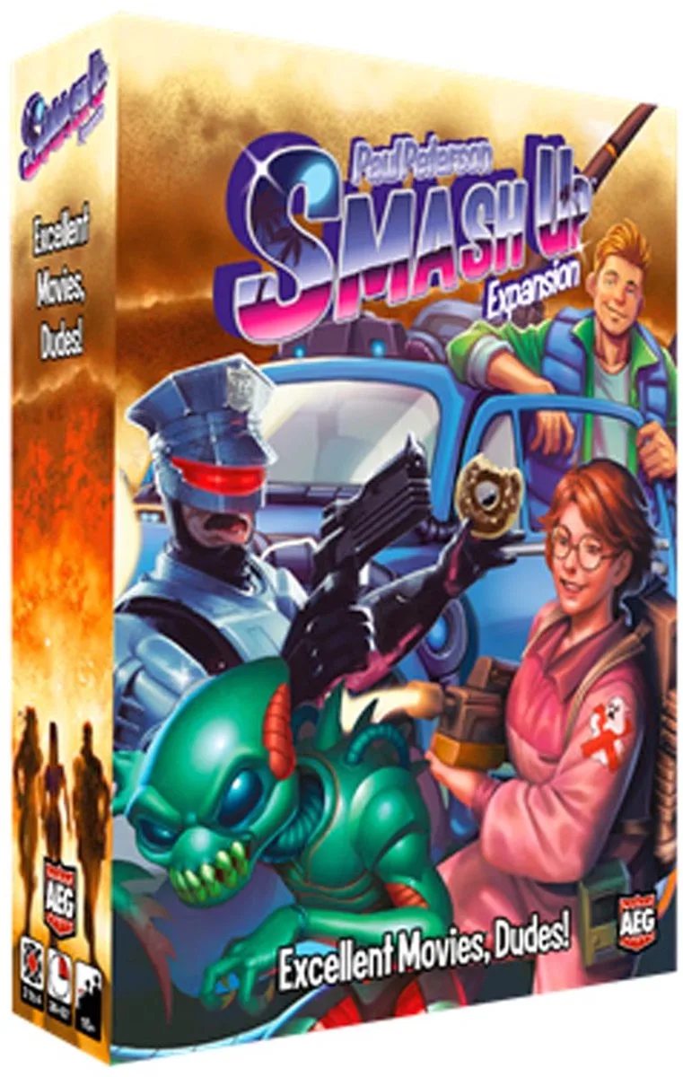 Smash Up: Excellent Movies Dudes - Kaartspel - Uitbreiding - Engelstalige Editie - Alderac Entertainment Group van Alderac Entertainment Group – doos