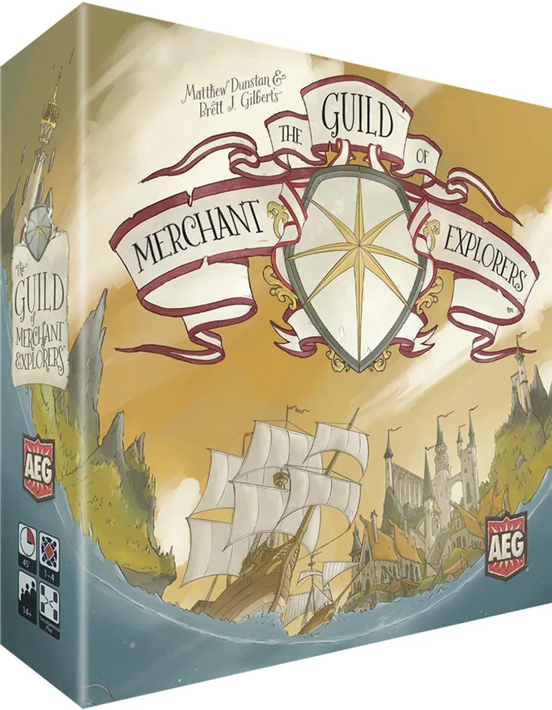 The Guild of Merchant Explorers - meeslepend bordspel - strategisch denkspel - coöperatief - Engelstalige editie from Alderac Entertainment Group – box