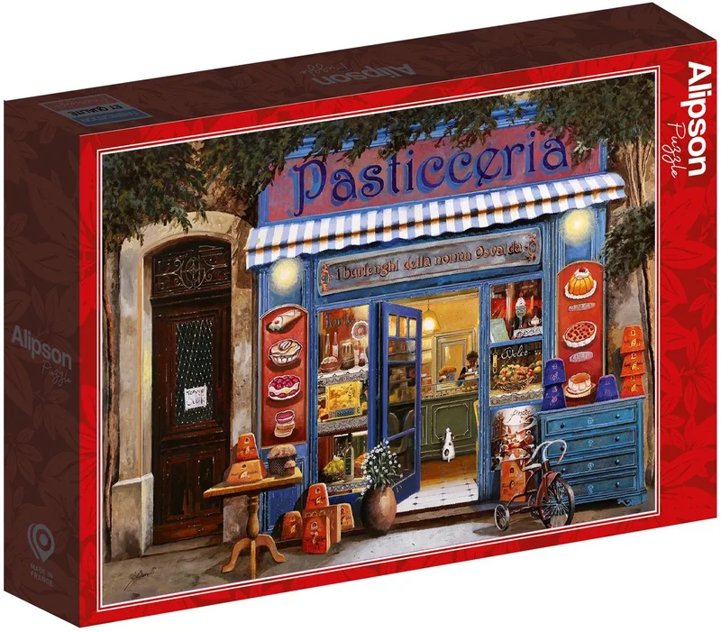 legpuzzel The Pastry Shop - 1000 stukjes puzzelspel. von Alipson Puzzle, Ausgabe Mehrfarbig – Schachtel