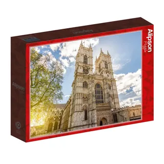 Puzzle Abbaye de Westminster au Printemps - 1000 pièces van Alipson Puzzle – doos 2 van 2