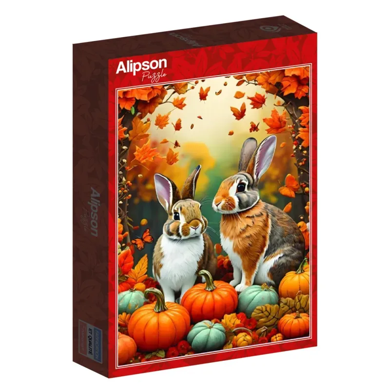 Puzzle Autumn Bunnies - 500 à 999 pièces from Alipson Puzzle – box 2 of 2
