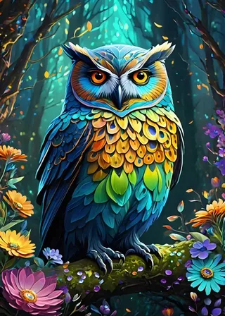 Puzzle Blue Owl - 500 à 999 pièces van Alipson Puzzle – doos 1 van 2