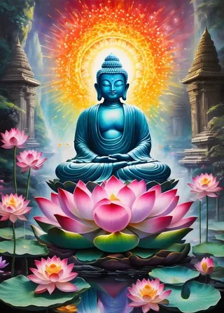 Puzzle Bouddha - 500 à 999 pièces van Alipson Puzzle – doos 1 van 2