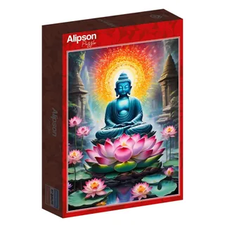 Puzzle Bouddha - 500 à 999 pièces van Alipson Puzzle – doos 2 van 2