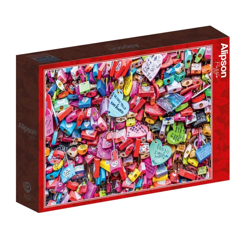Puzzle Cadenas d'Amour - 1000 pièces van Alipson Puzzle – doos 2 van 2