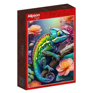 Puzzle Caméléon Coloré - 500 à 999 pièces van Alipson Puzzle – doos 2 van 2