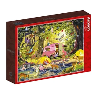 Puzzle Camping des Fées avec des Amis de la Forêt - 1000 pièces fra Alipson Puzzle – æske 2 af 2