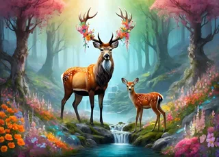 Puzzle Cerf Majestueux - 500 à 999 pièces de Alipson Puzzle – boîte 1 sur 2