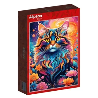 Puzzle Chat Multicolore - 1000 pièces van Alipson Puzzle – doos 2 van 2