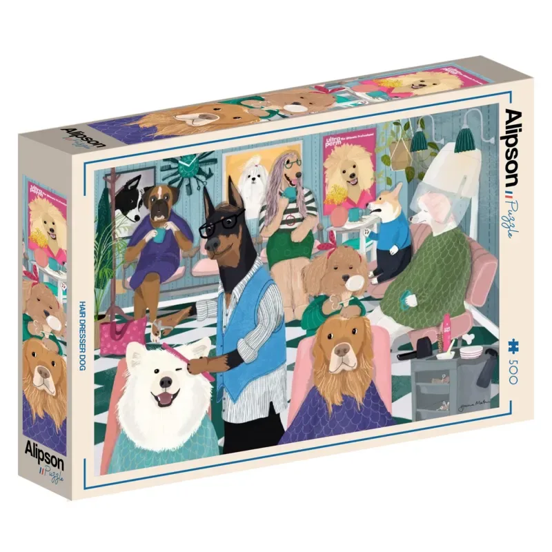 Puzzle Coiffeur Canin - 500 à 999 pièces de Alipson Puzzle – boîte 2 sur 2