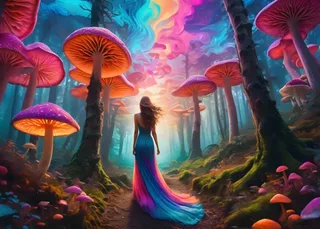 Puzzle Fantaisie Forestière - 500 à 999 pièces von Alipson Puzzle – Schachtel 1 von 2