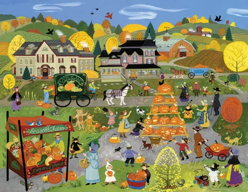 Puzzle Festival Jack O'Lantern - 1000 pièces de Alipson Puzzle – boîte 1 sur 2
