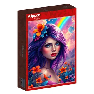 Puzzle Fille Arc-en-Ciel - 500 à 999 pièces de Alipson Puzzle – boîte 2 sur 2