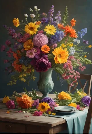 Puzzle Flower Bouquet - 1000 pièces de Alipson Puzzle – boîte 1 sur 2