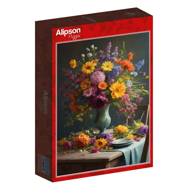 Puzzle Flower Bouquet - 1000 pièces de Alipson Puzzle – boîte 2 sur 2