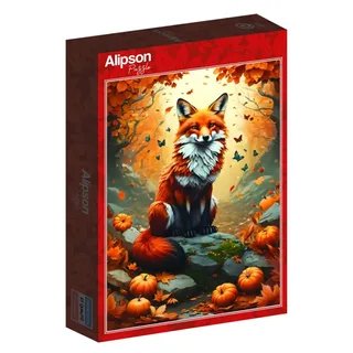 Puzzle Fox and Butterflies - 500 à 999 pièces von Alipson Puzzle – Schachtel 2 von 2