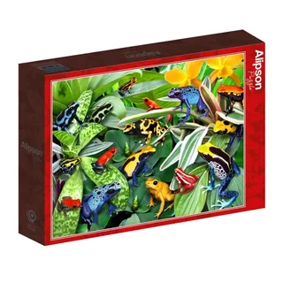 Puzzle Fun Frogs - 500 à 999 pièces de Alipson Puzzle – boîte 2 sur 2