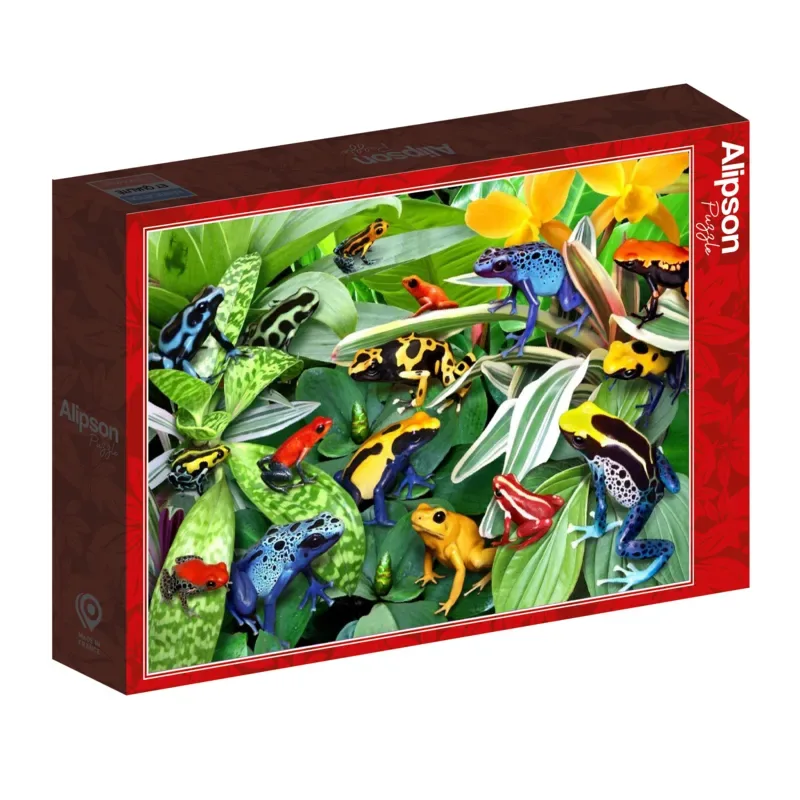 Puzzle Fun Frogs - 500 à 999 pièces de Alipson Puzzle – boîte 2 sur 2