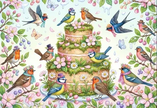 Puzzle Joie Printanière - 1000 pièces from Alipson Puzzle – box 1 of 2
