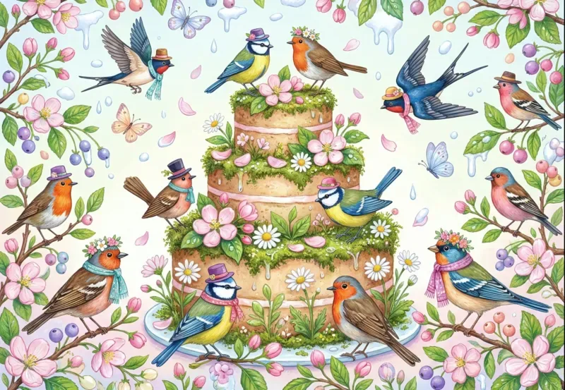 Puzzle Joie Printanière - 1000 pièces from Alipson Puzzle – box 1 of 2