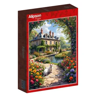 Puzzle L'Arche Fleurie du Cottage - 1000 pièces de Alipson Puzzle – boîte 2 sur 2