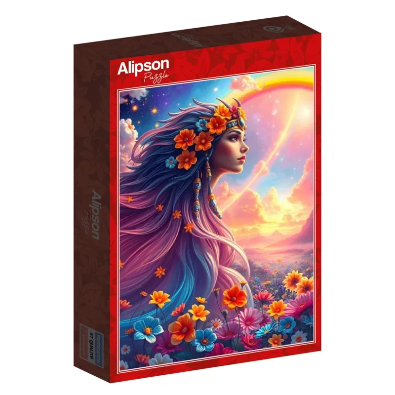 Puzzle La fille Arc-en-Ciel - 500 à 999 pièces from Alipson Puzzle – box 2 of 2