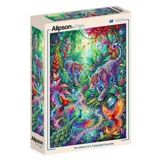 Puzzle La Jungle aux Mille Couleurs - 1000 pièces from Alipson Puzzle – box 2 of 2