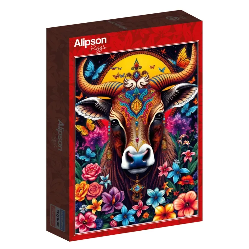 Puzzle La Vache et le Secret des Fleurs - 1000 pièces from Alipson Puzzle – box 2 of 2