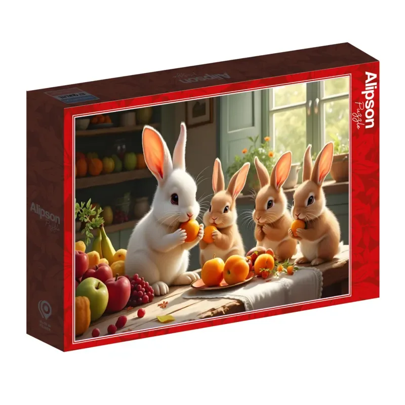 Puzzle Le Festin des Petits Lapins - 1000 pièces from Alipson Puzzle – box 2 of 2