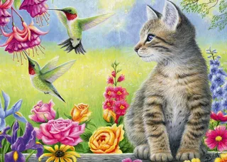 Puzzle Le Jardin de Tabitha - 500 à 999 pièces from Alipson Puzzle – box 1 of 2