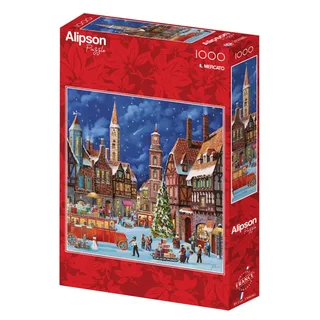 Puzzle Le Marché - 1000 pièces de Alipson Puzzle – boîte 2 sur 2