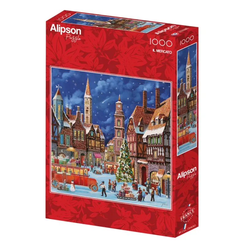 Puzzle Le Marché - 1000 pièces de Alipson Puzzle – boîte 2 sur 2