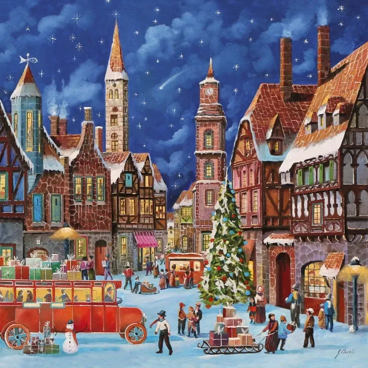 Puzzle Le Marché - 1000 pièces de Alipson Puzzle – boîte 1 sur 2