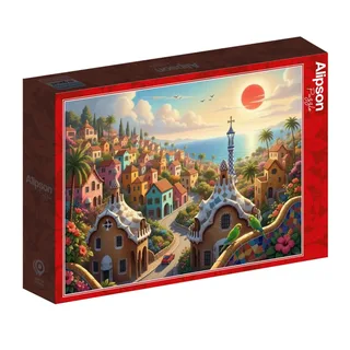 Puzzle Le Songe de Barcelone - 500 à 999 pièces de Alipson Puzzle – boîte 2 sur 2