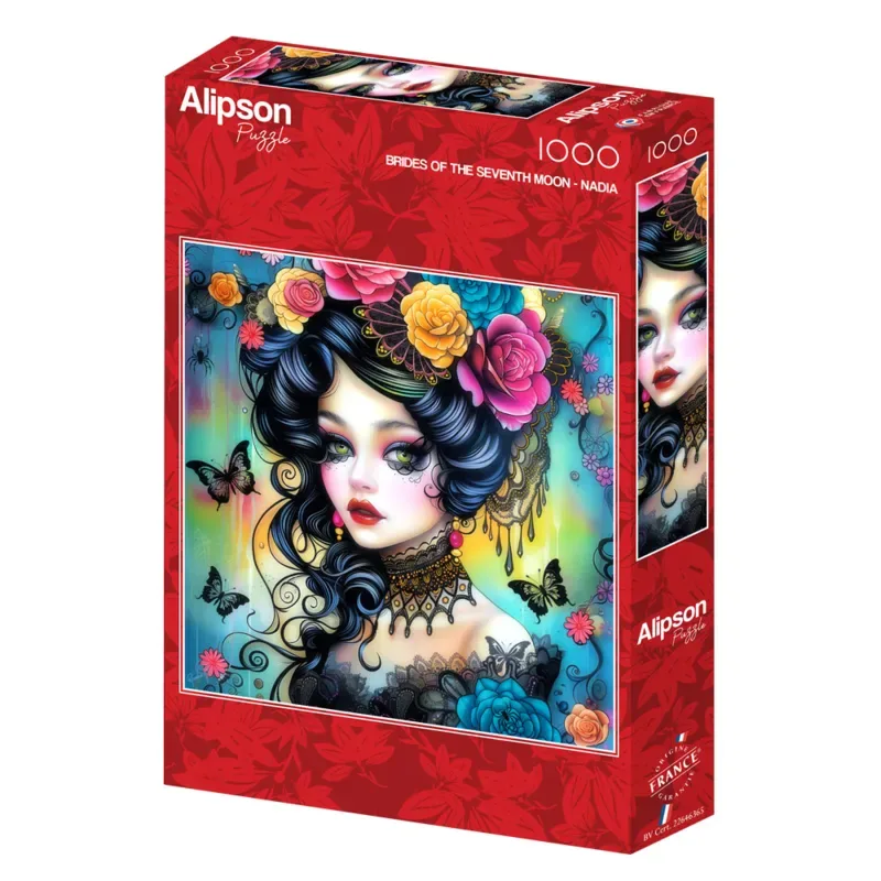 Puzzle Les Fiancés de la Septième Lune - Nadia - 1000 pièces fra Alipson Puzzle – æske 2 af 2