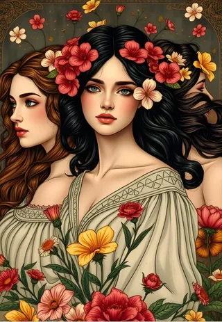 Puzzle Les Trois Gracieuses - 1000 pièces from Alipson Puzzle – box 1 of 2