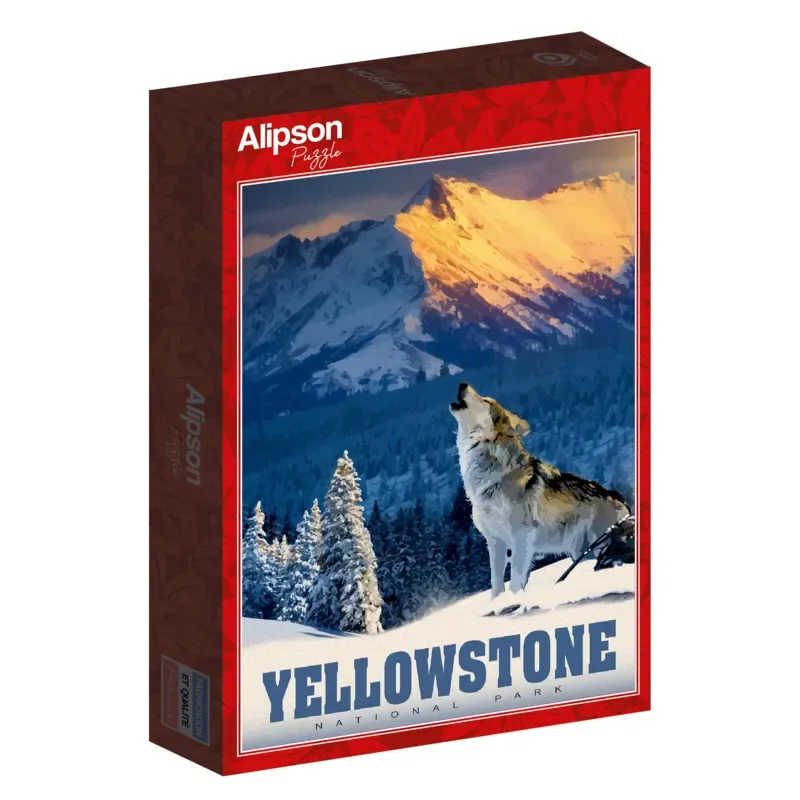 Puzzle Loup de Yellowstone - 500 à 999 pièces from Alipson Puzzle – box 2 of 2