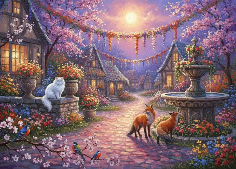 Puzzle Lumières du Soir - 500 à 999 pièces de Alipson Puzzle – boîte 1 sur 2