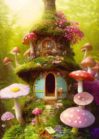 Puzzle Maison Champignon - 1000 pièces from Alipson Puzzle – box 1 of 2