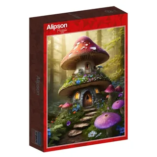 Puzzle Maison Champignon des Sous-Bois - 500 à 999 pièces de Alipson Puzzle – boîte 2 sur 2