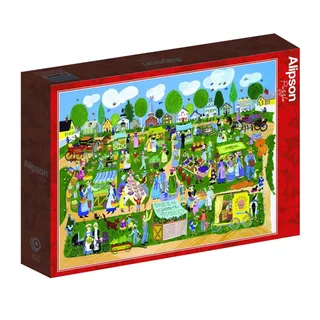 Puzzle Marché de Producteurs - 1000 pièces van Alipson Puzzle – doos 2 van 2
