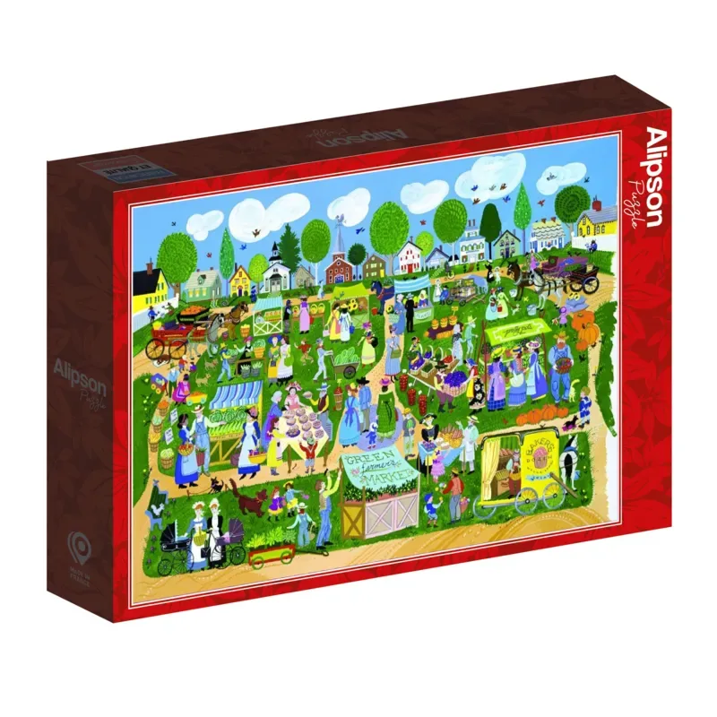Puzzle Marché de Producteurs - 1000 pièces van Alipson Puzzle – doos 2 van 2