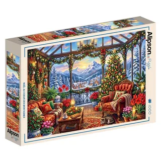 Puzzle Noël au Cœur des Montagnes - 1000 pièces from Alipson Puzzle – box 2 of 2